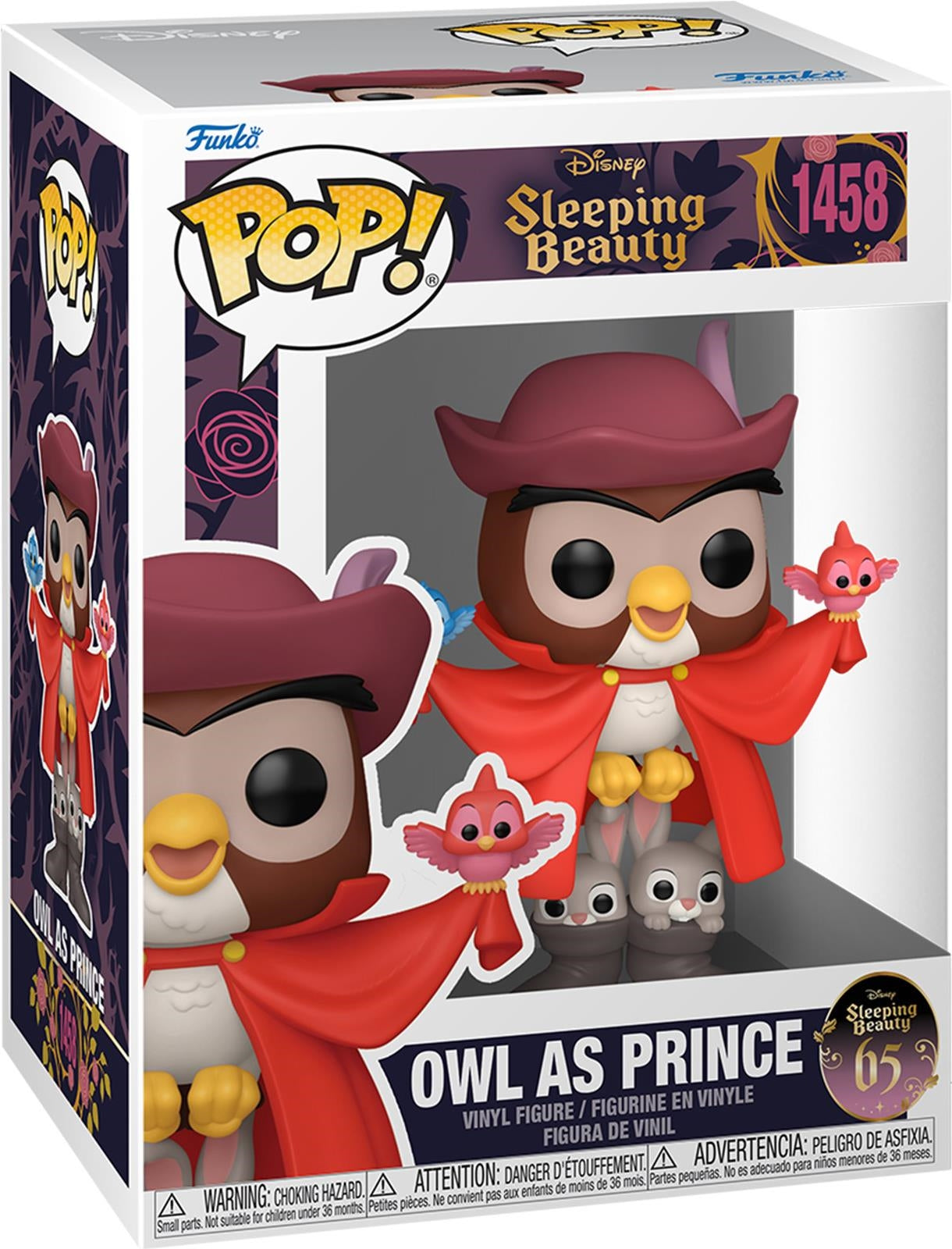 Disney: Funko Pop! - Sleeping Beauty 65Th Anniversary - Owl As Prince (Vinyl Figure 1458)