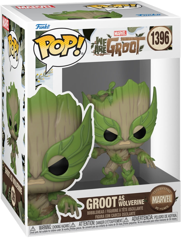 Marvel: Funko Pop! Vinyl - We Are Groot - Wolverine (Vinyl Figure 1396)