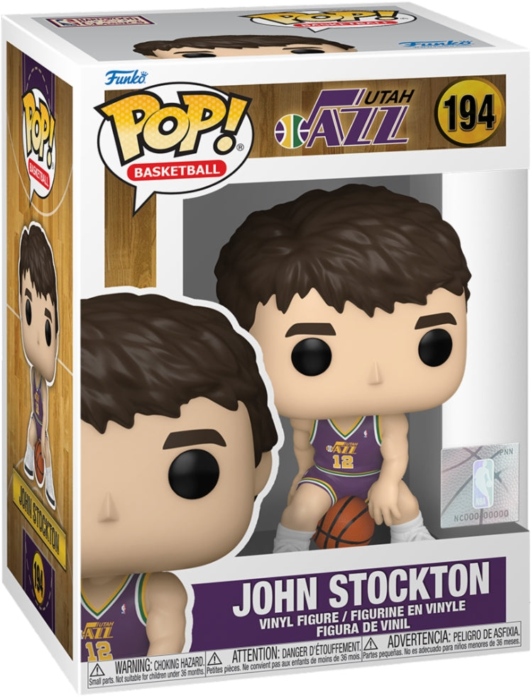 NBA: Funko Pop! Basketball - Utah Jazz - John Stockton (Vinyl Figure 194)