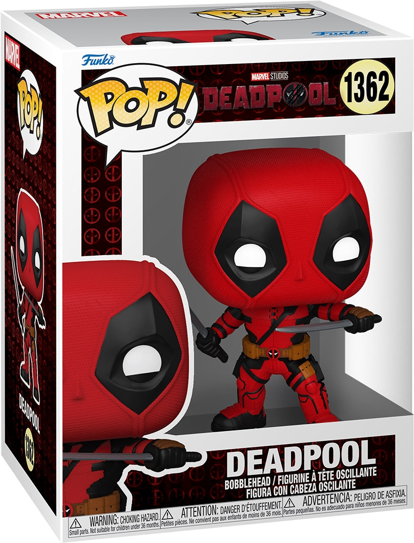 Marvel: Funko Pop! - Deadpool 3 - Deadpool (Vinyl Figure 1362)