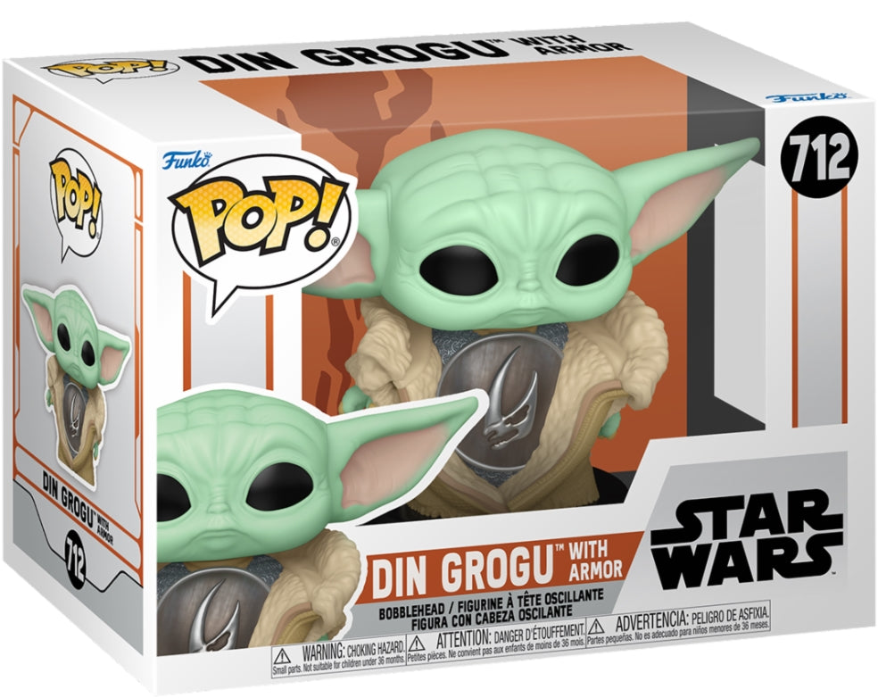 Star Wars: Funko Pop! - Din Grogu With Armor (Vinyl Figure 712)