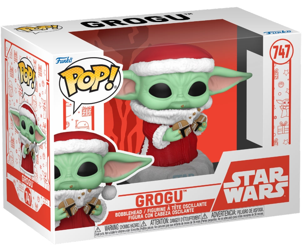 Star Wars: Funko Pop! Television - Holiday 2024 - The Mandalorian - Grogu (Vinyl Figure 747)