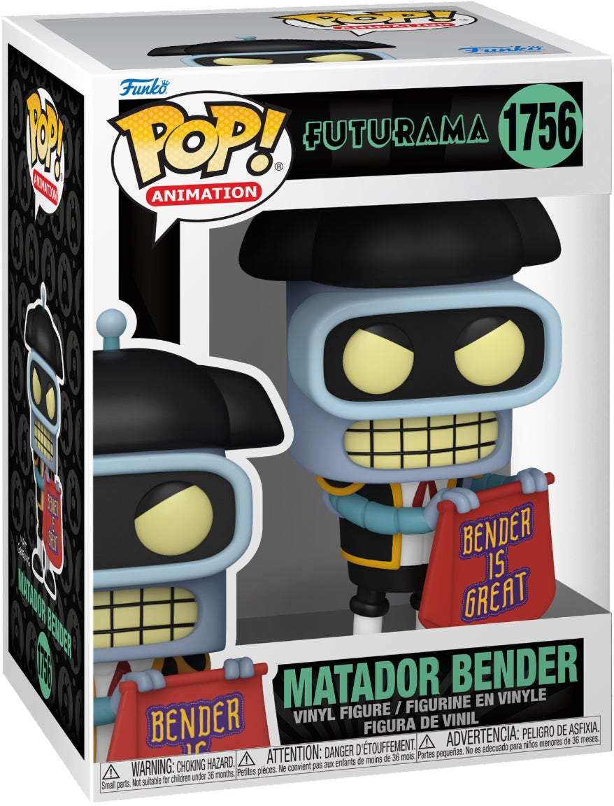 Futurama: Funko Pop! Animation - Matador Bender (Vinyl Figure 1756)