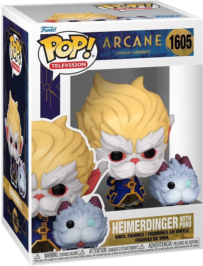 Arcane League Of Legends: Funko Pop! Television - Heimerdinger with Poro (Vinyl Figure 1605)