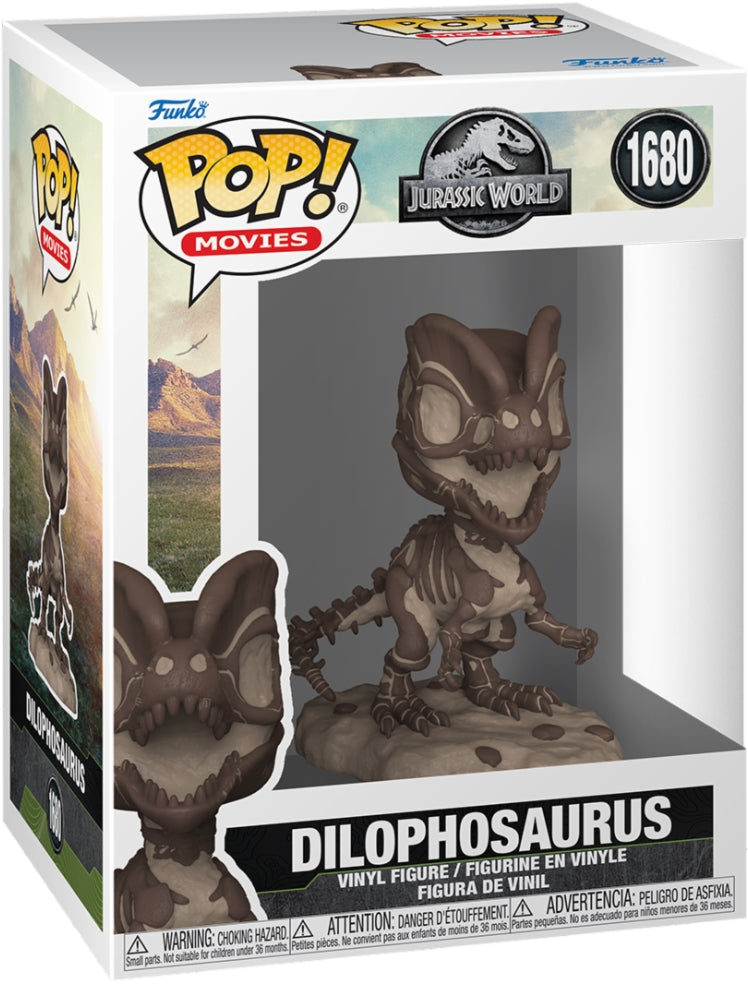 Jurassic Park: Funko Pop! Movies - Fossil Dilophosaurus (Vinyl Figure 1680)