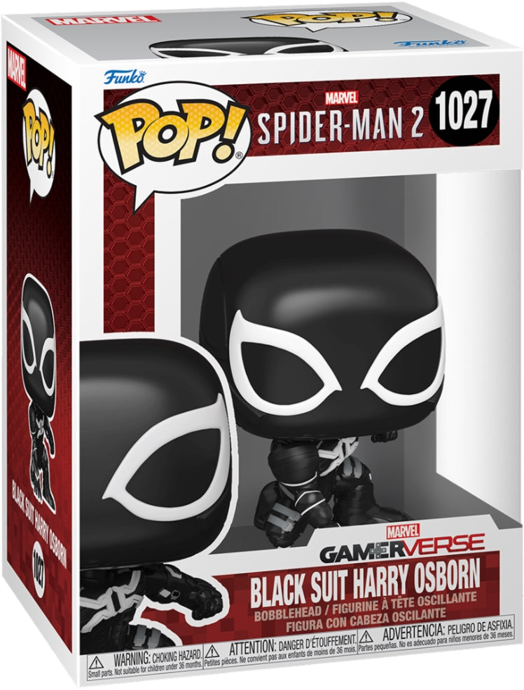 Marvel: Funko Pop! - Spider-Man 2 - Black Suit Harry Osborn (Vinyl Figure 1027)