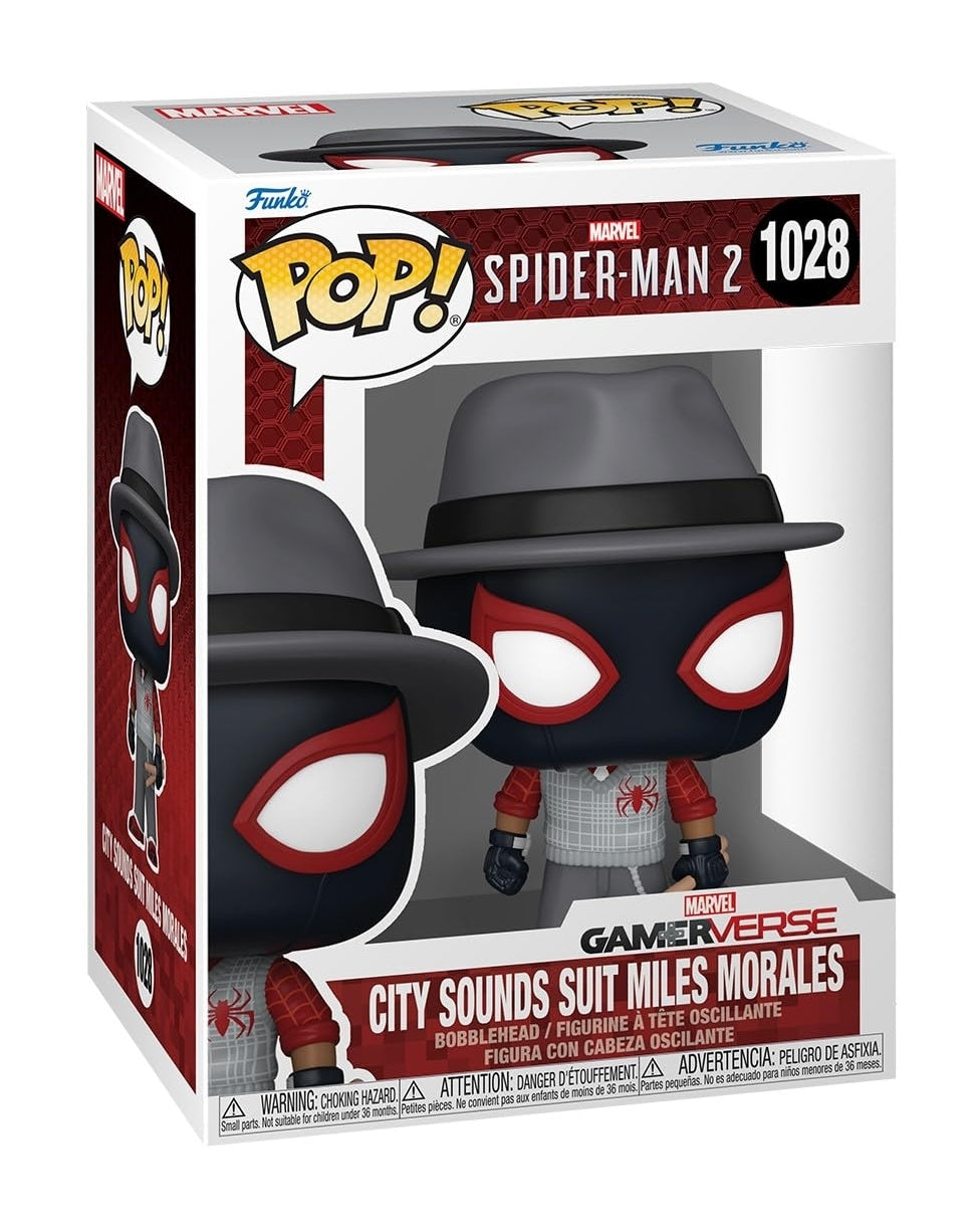 Marvel: Funko Pop! - Spider-Man 2 - City Sounds Suit Miles Morales (Vinyl Figure 1028)