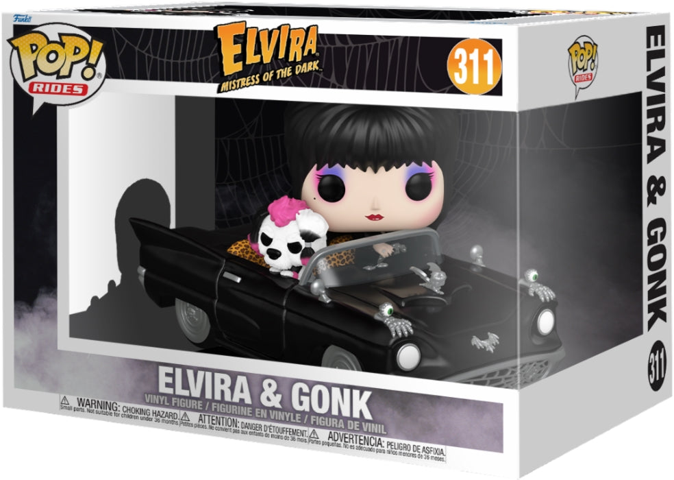Elvira Mistress Of The Dark: Funko Pop! Rides - Elvira & Gonk (Vinyl Figure 311)