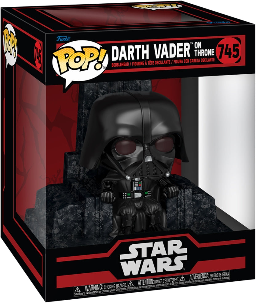 Star Wars: Funko Pop! Deluxe - Darth Vader On The Throne (Vinyl Figure 745)