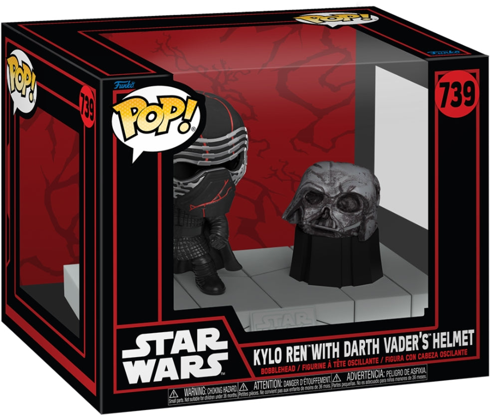 Star Wars: Funko Pop! - Darkside - Kylo Ren With Darth VaderS Helmet (Vinyl Figure 739)