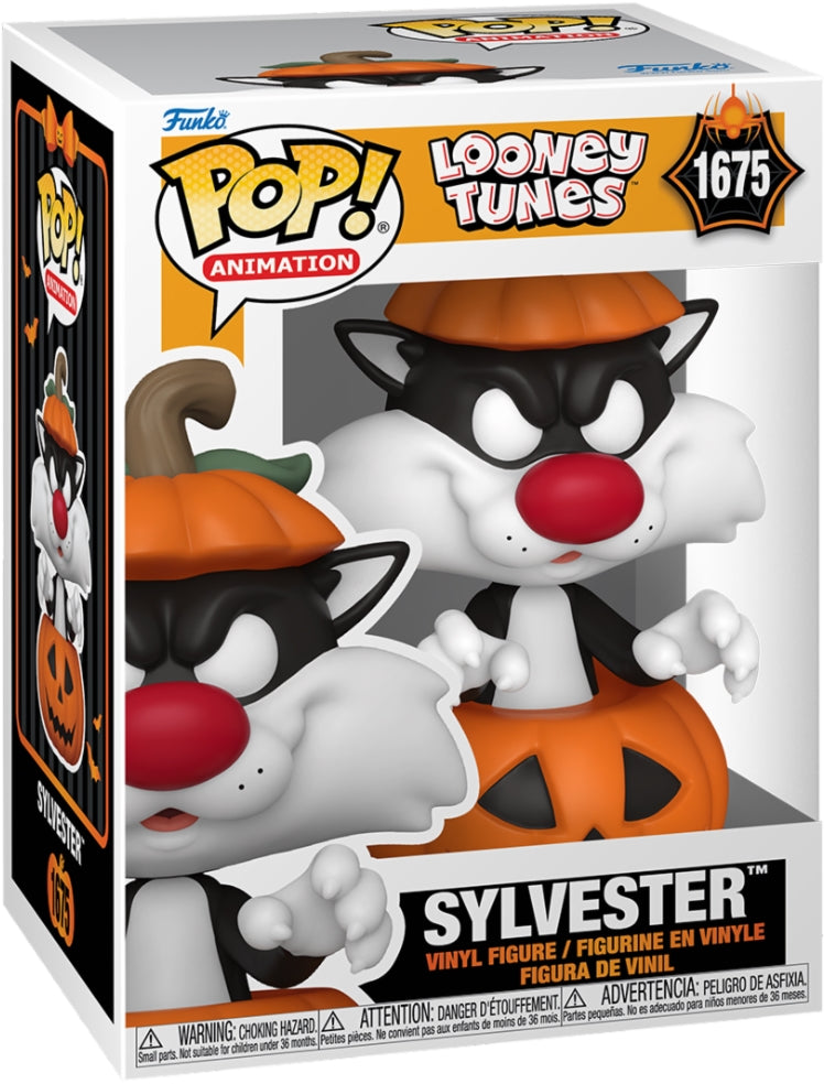 Looney Tunes: Funko: Pop - Sylvester With Pumpkin (Vinyl Figure 1675)