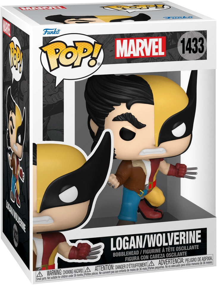 Marvel: Funko Pop! Wolverine - Split Wolverine Logan (Vinyl Figure 1433)