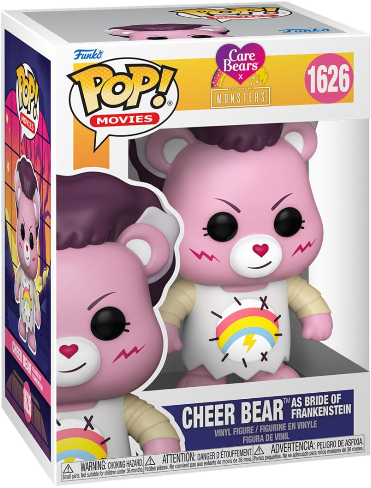 Universal Monsters: Funko Pop! Movies - Care Bears - Cheer Bear As Bride Of Frankenstein (Vinyl Figure 1626)