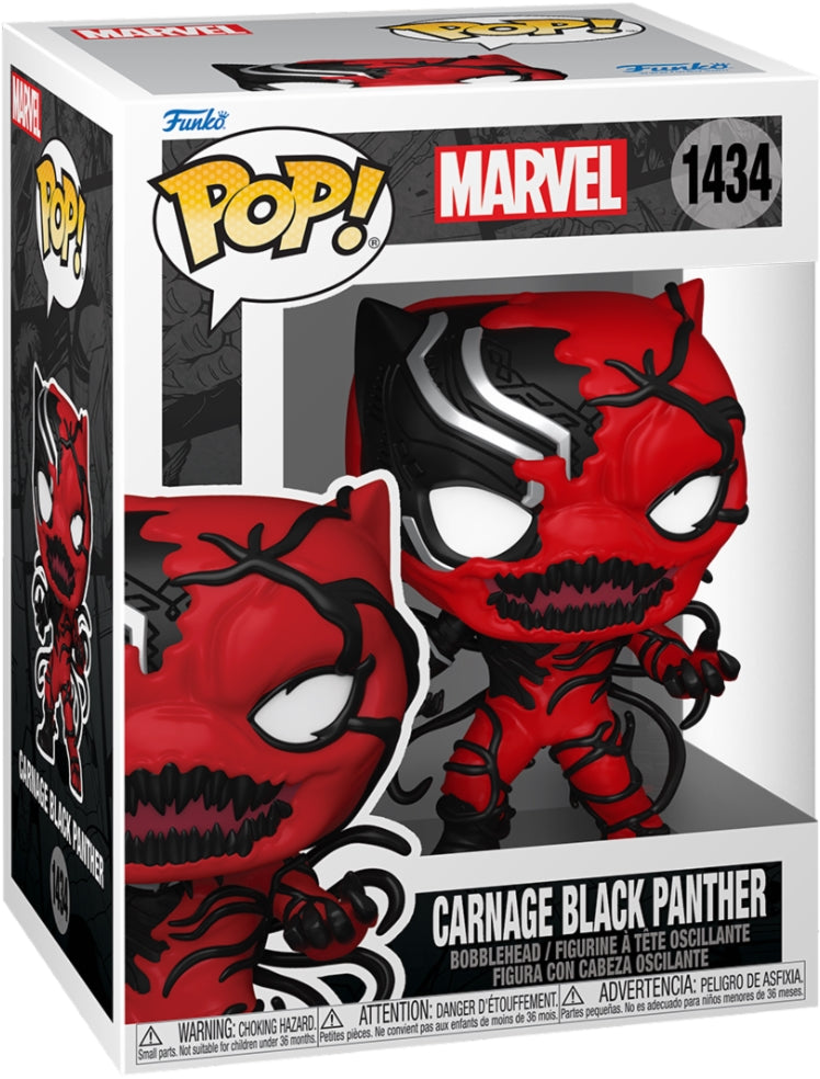 Marvel: Funko Pop! Spider-Man - Carnageized Black Panther (Vinyl Figure 1434)