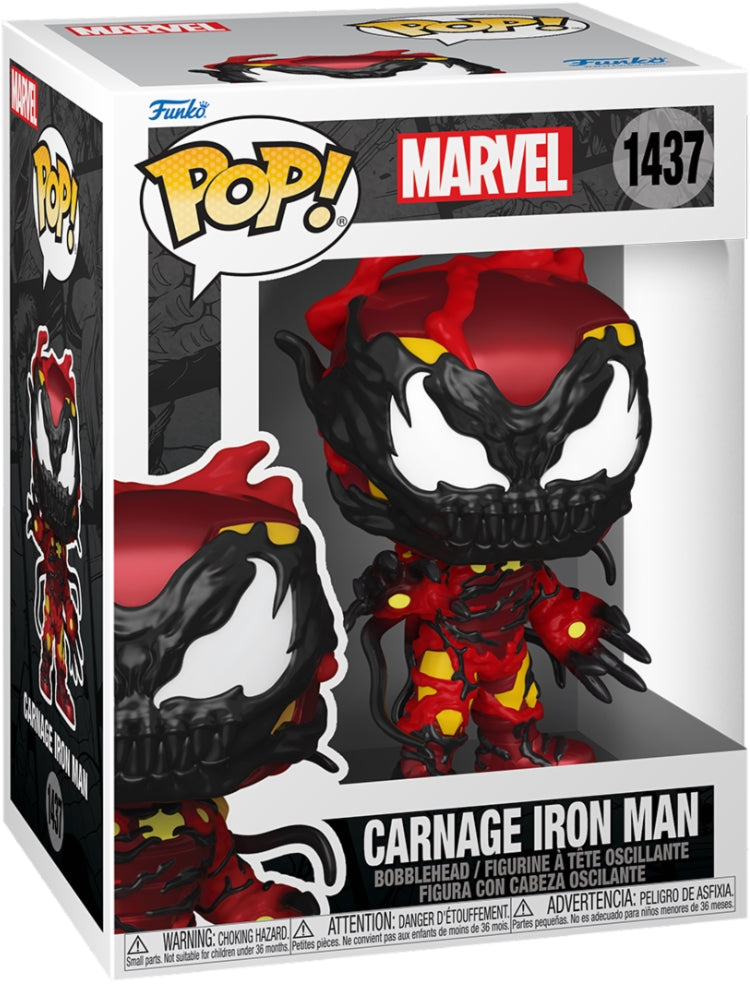 Marvel: Funko Pop! Spider-Man - Carnageized Iron Man (Vinyl Figure 1437)