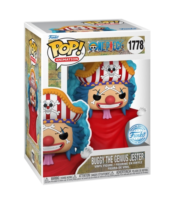 One Piece: Funko Pop! Animation - Buggy The Genius Jester (Vinyl Figure 1778)