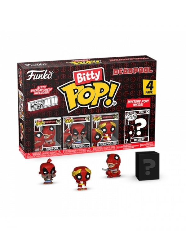 Marvel: Funko Bitty Pop! - Deadpool - Dinopool 4 Pack