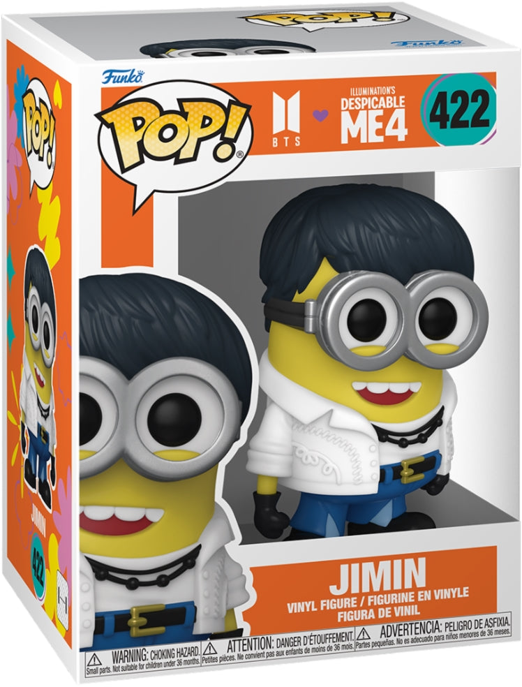 Bts: Funko Pop! Rocks - Minions x Bts Jimin (Vinyl Figure 422)