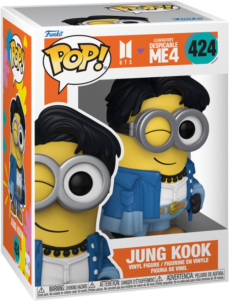 Bts: Funko Pop! Rocks - Minions x Bts Jung Kook (Vinyl Figure 424)