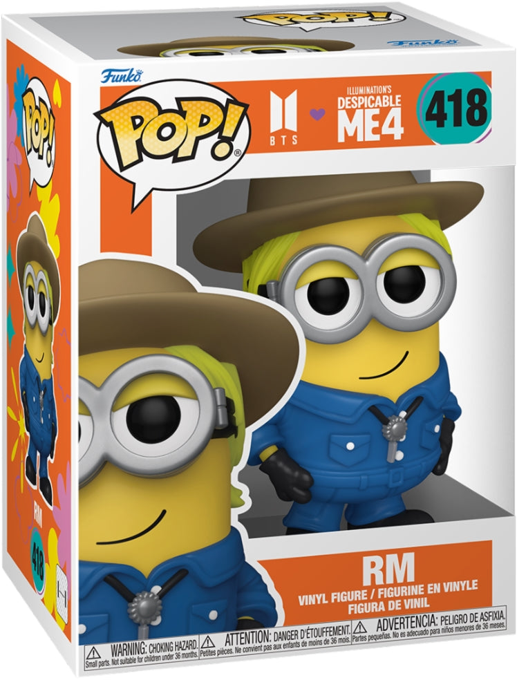 Bts: Funko Pop! Rocks - Minions x Bts Rm (Vinyl Figure 418)