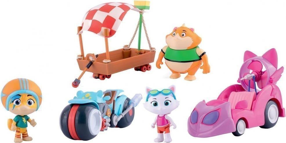 44 Gatti: Veicolo Con Personaggio 8 Cm (Assortimento)