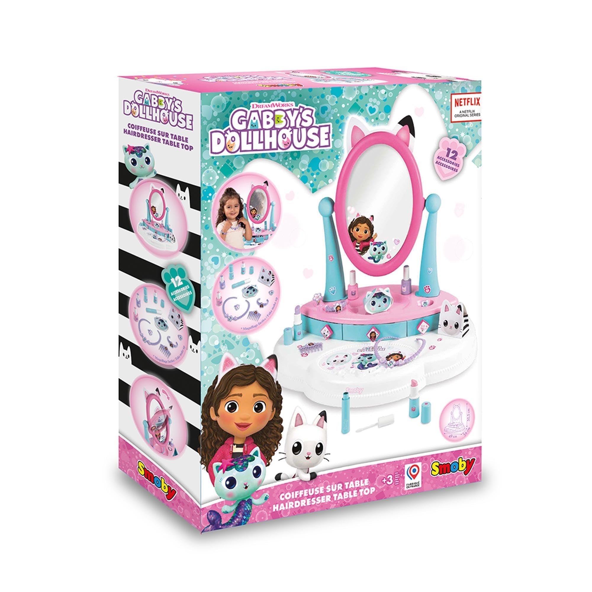 Gabby'S Dollhouse: Smoby - Specchiera Da Tavolo