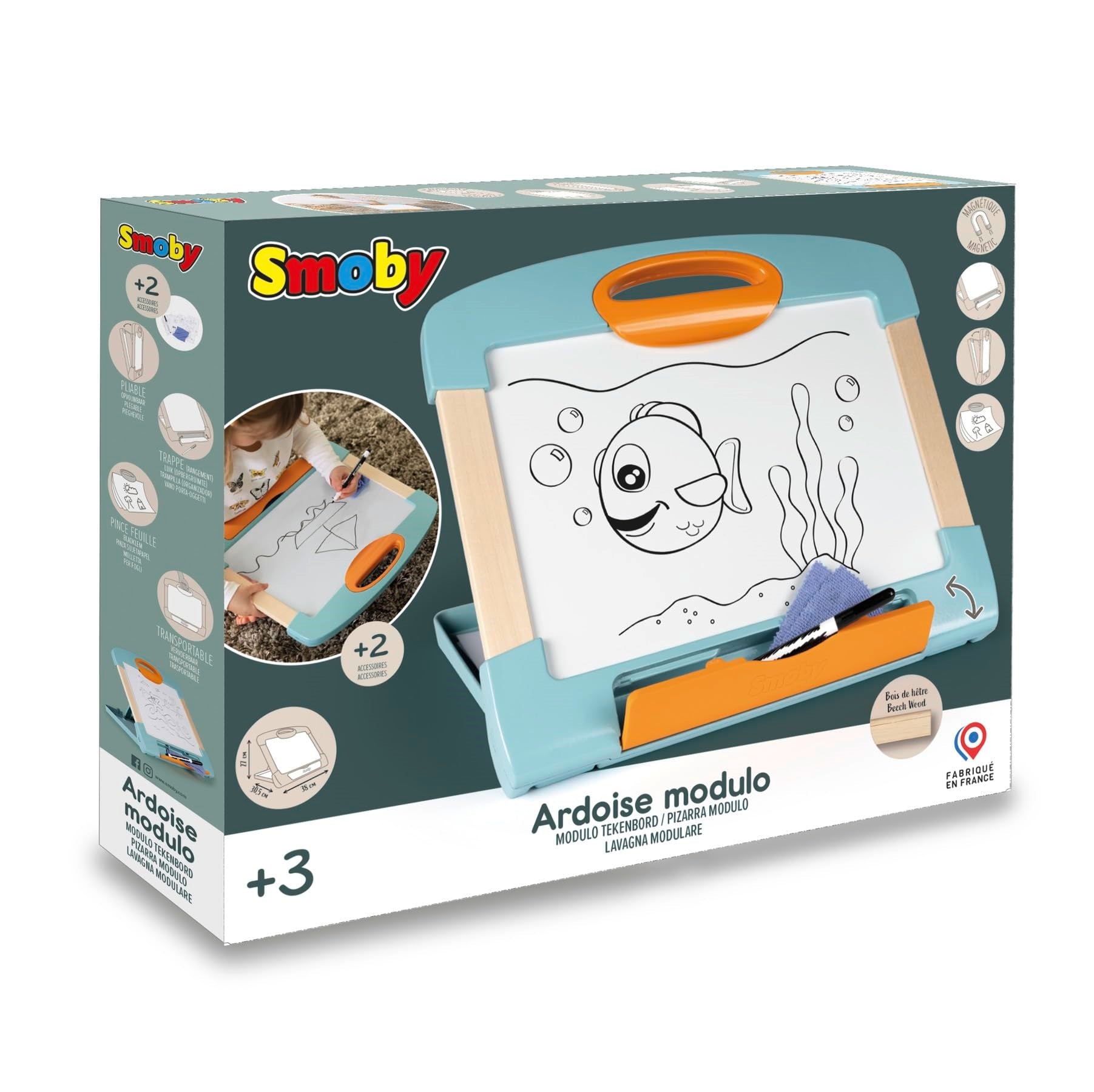 Activity: Modulo Lavagna Portatile In Legno