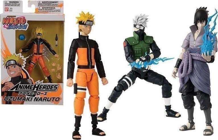 Naruto Shippuden: Bandai - Random Model Articulated Figures Anime Heroes 17Cm