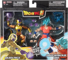 Dragon Ball Super: Bandai - Personaggio Dragon Stars - Battle Pack Ss Blue Goku Vs Golden Frieza