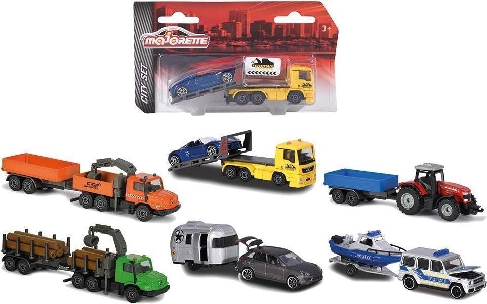 Majorette: Veicoli Con Rimorchio Cm.13 (Assortimento)