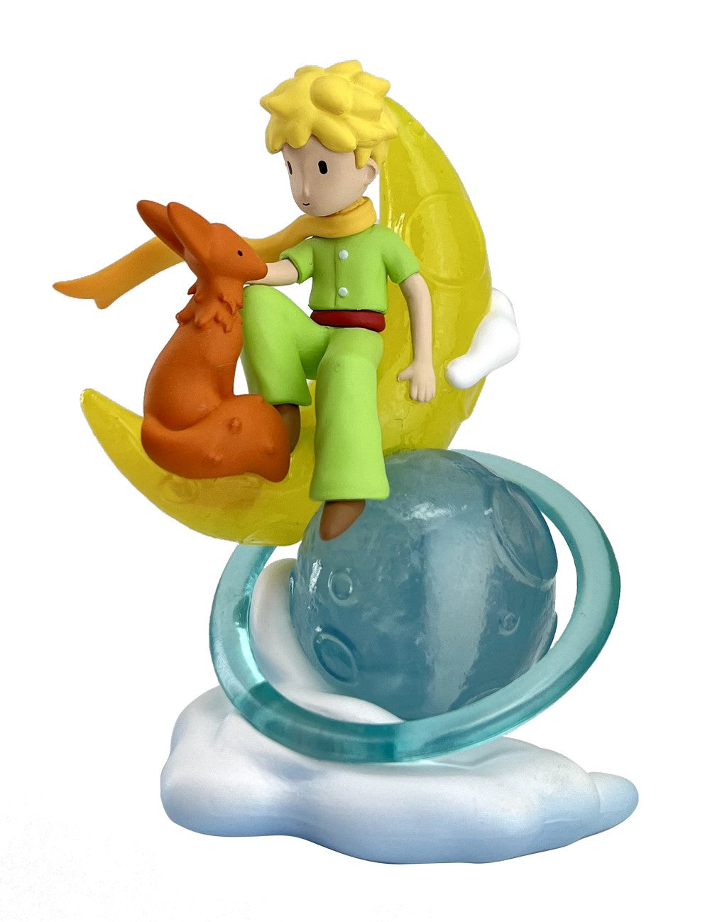 Piccolo Principe (Il): Plastoy - Le Petit Prince Et Le Renard Sur La Lune (Figure)