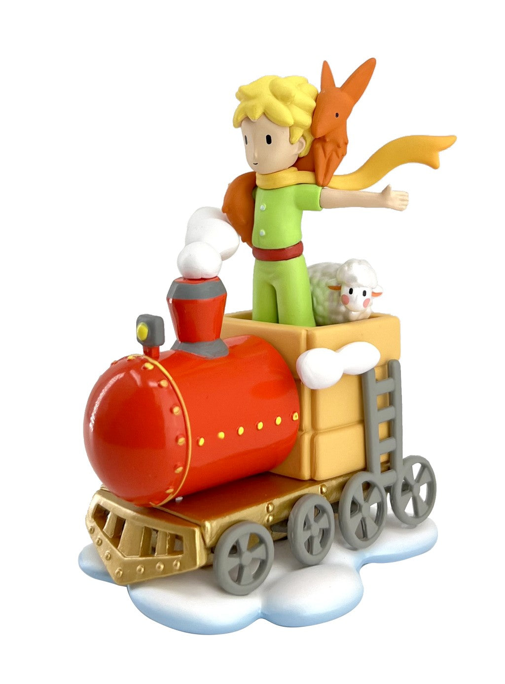 Piccolo Principe (Il): Plastoy - Le Petit Prince Et Ses Amis Dans Le Train (Figure)