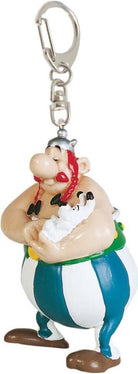 Asterix: Plastoy - Portachiavi Obelix Con Idefix