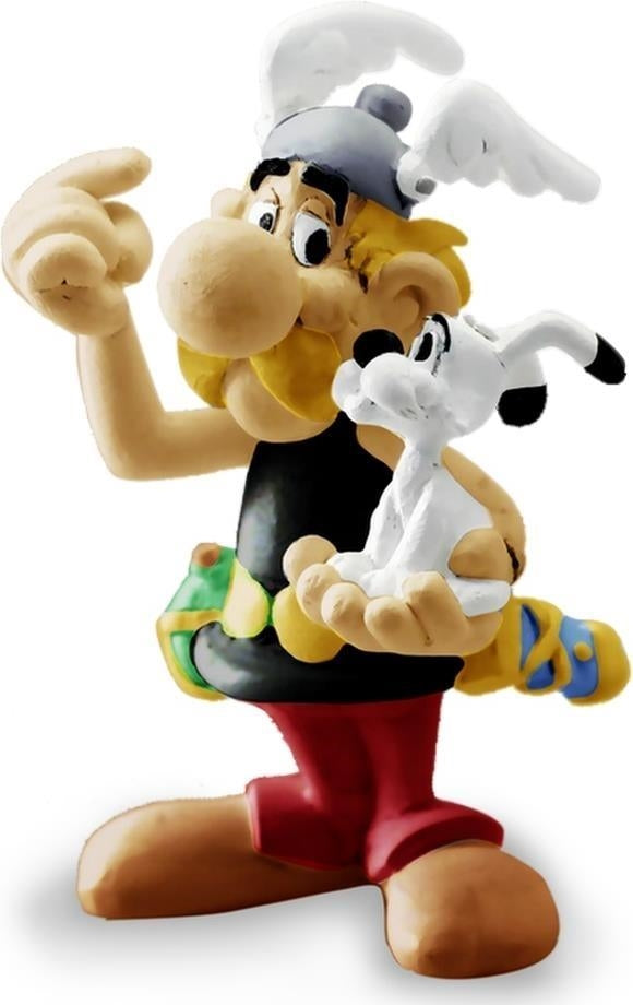 Asterix: Plastoy - Mini Figure Asterix Con Idefix