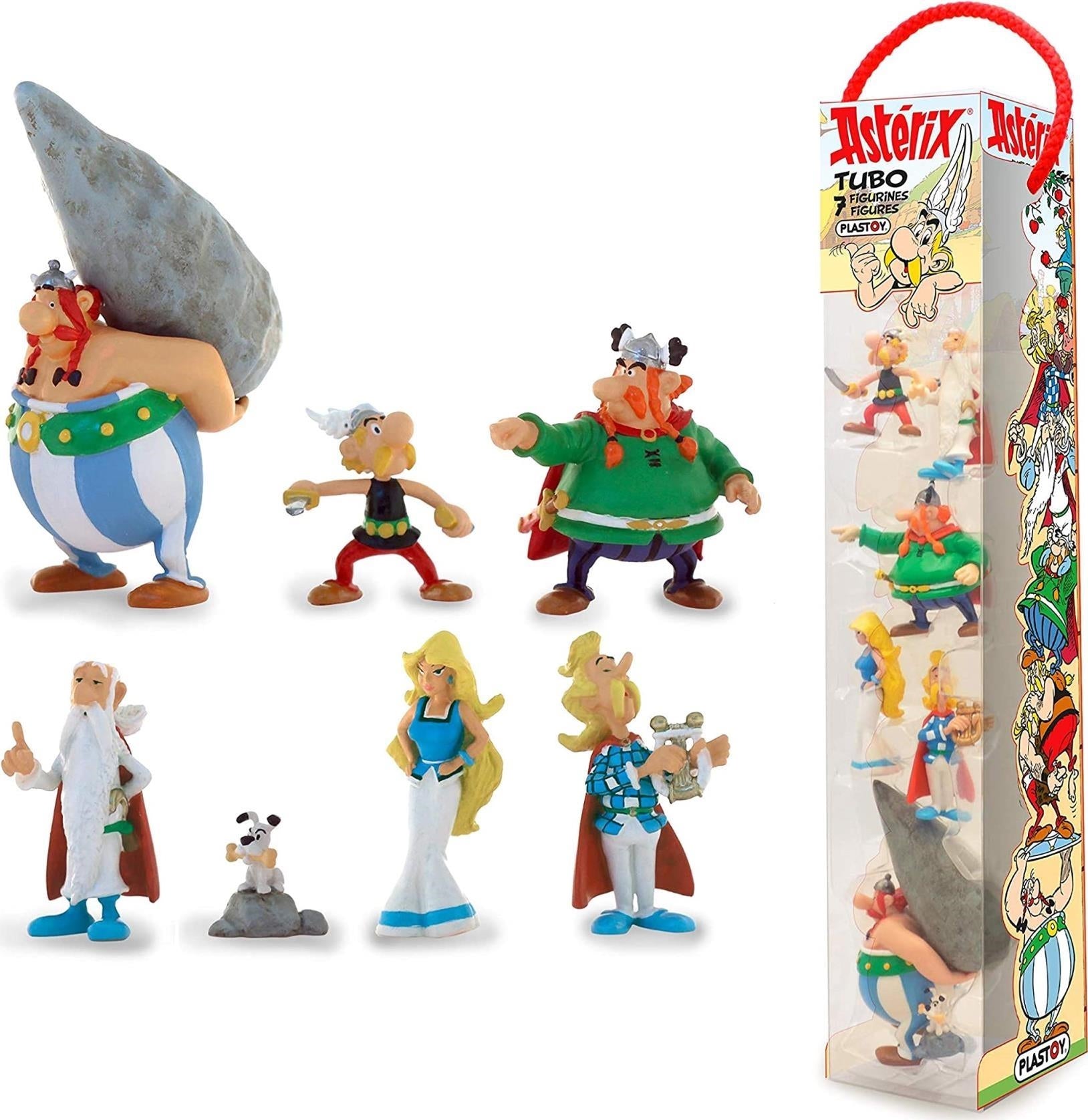 Asterix: Plastoy - Tubo Villaggio 7 Figure