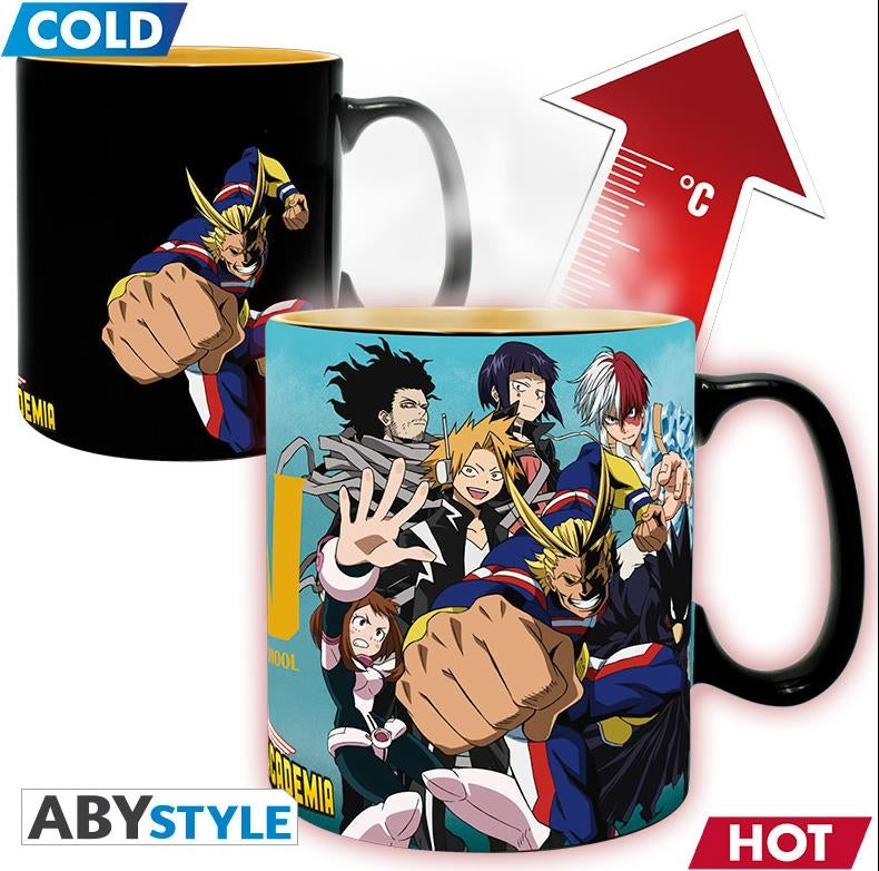My Hero Academia: ABYstyle - Group (Mug Heat Change 460 ml / Tazza Termosensibile)