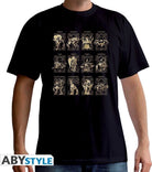 Saint Seiya: 12 Golden Saints Black (T-Shirt Unisex Tg. L)