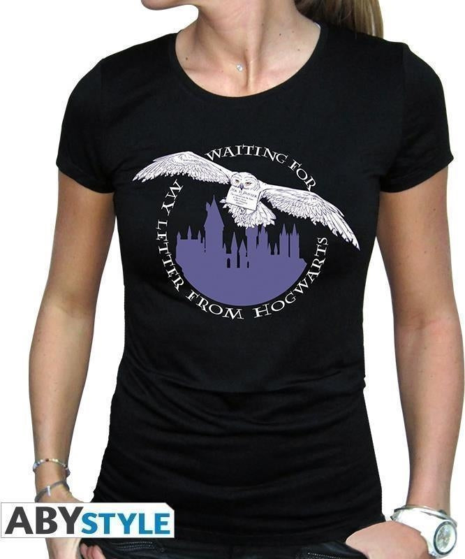 Harry Potter: Hedwig Black (T-Shirt Donna Tg. S)