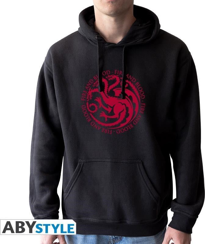 Game Of Thrones: Targaryen Black (Felpa Unisex Tg. L)
