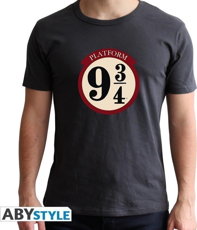 Harry Potter: 9 3/4 Dark Grey Basic (T-Shirt Unisex Tg. M)