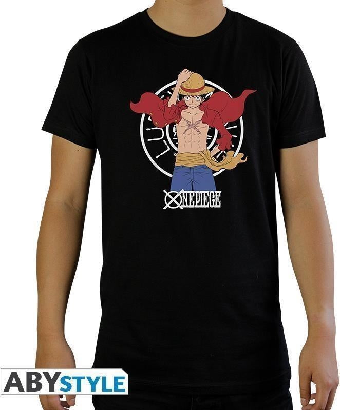 One Piece: Luffy New World Black Basic (T-Shirt Unisex Tg. 2XL)