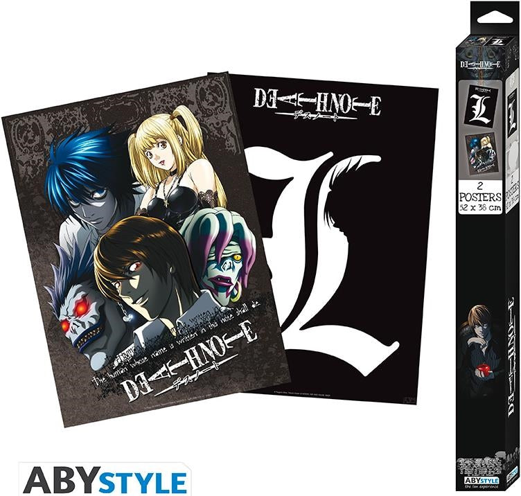 Death Note: GB Eye - L & Group (Set 2 Chibi Posters 52X38)