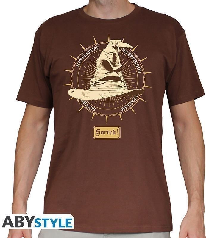 Harry Potter: Sorting Hat Brown Basic (T-Shirt Unisex Tg. M)