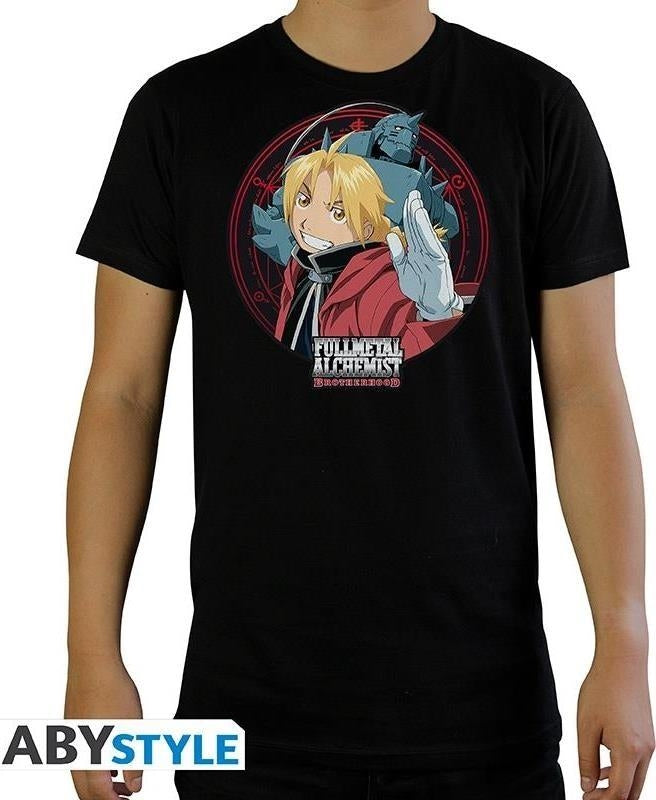 Fullmetal Alchemist: Ed & Al Black Basic (T-Shirt Unisex Tg. XS)