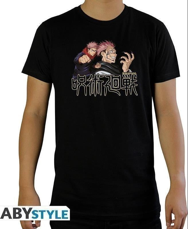 Jujutsu Kaisen: Itadori & Sukuna Black Basic 150 (T-Shirt Unisex Tg. XL)