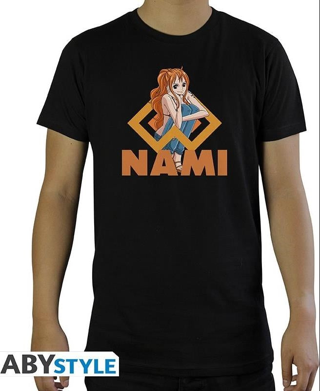 One Piece: Nami Black Basic (T-Shirt Unisex Tg. M)