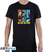 My Hero Academia: Heroes Colors Black Basic (T-Shirt Unisex Tg. M)