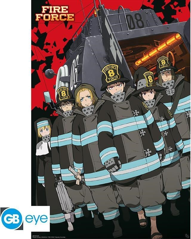 Fire Force: ABYstyle - Key Art S1 Company 8 (Poster 91.5X61)