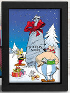 Asterix: The Good Gift - Kraft Frame - 'Joyeux Noel' (Poster & Cornice 15x20)