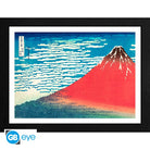 Hokusai: Gb Eye - Red Fuji (Framed Print 30X40 / Stampa In Cornice)